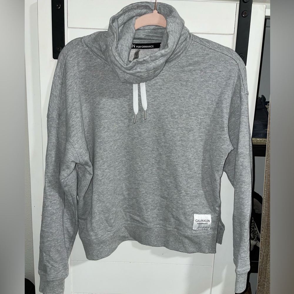 Calvin Klein performance gray women’s sweater